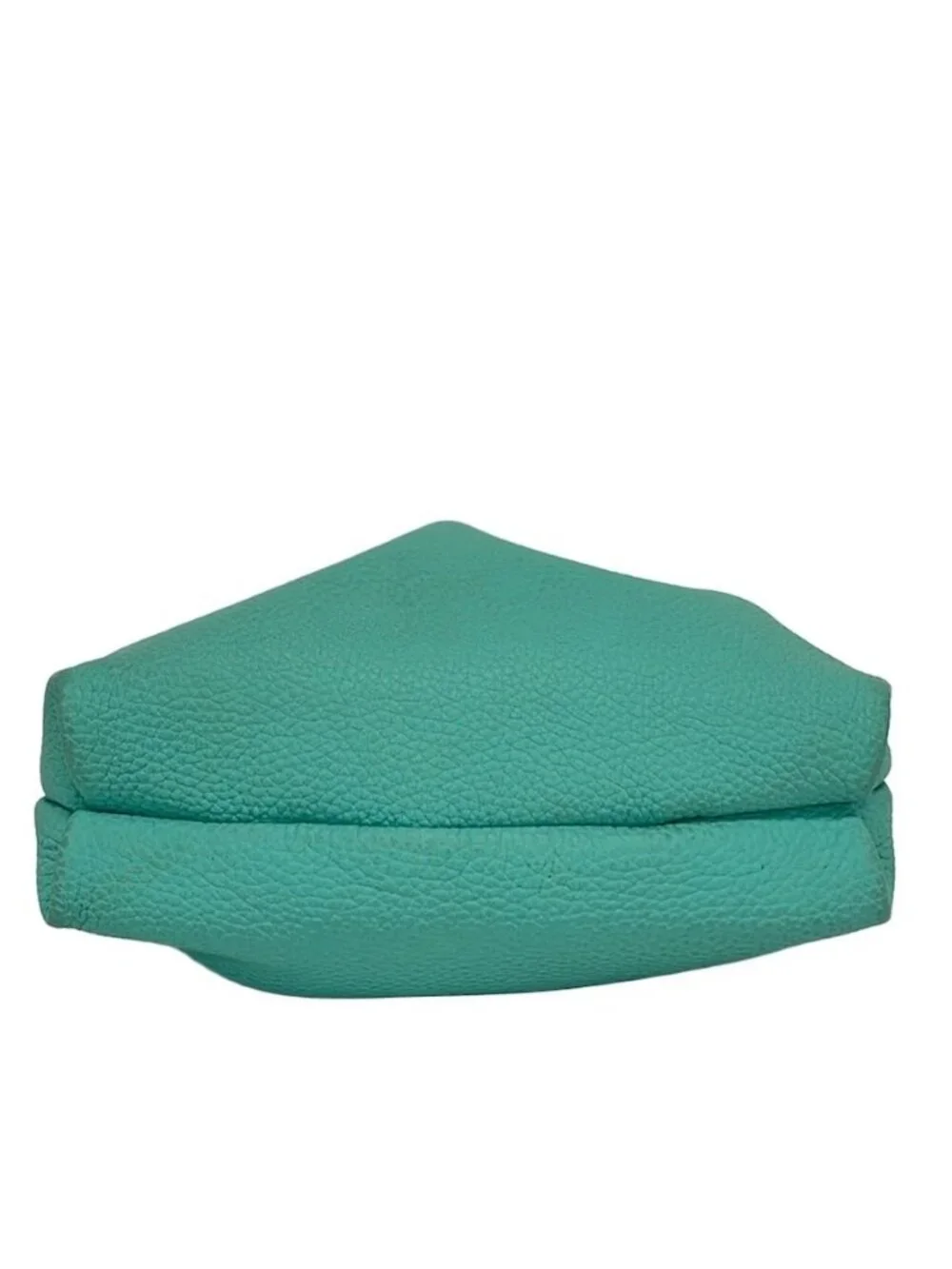 BONAVENTURA Light Blue Leather Shoulder Bag